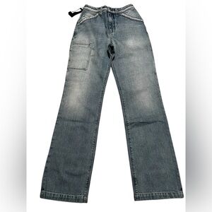 RtA Rowan high rise relaxed fit jeans‎ women’s blue denim pants size 26